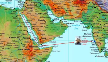 Port Mormugao (Vaypura, City of Victory), Ophir, India map